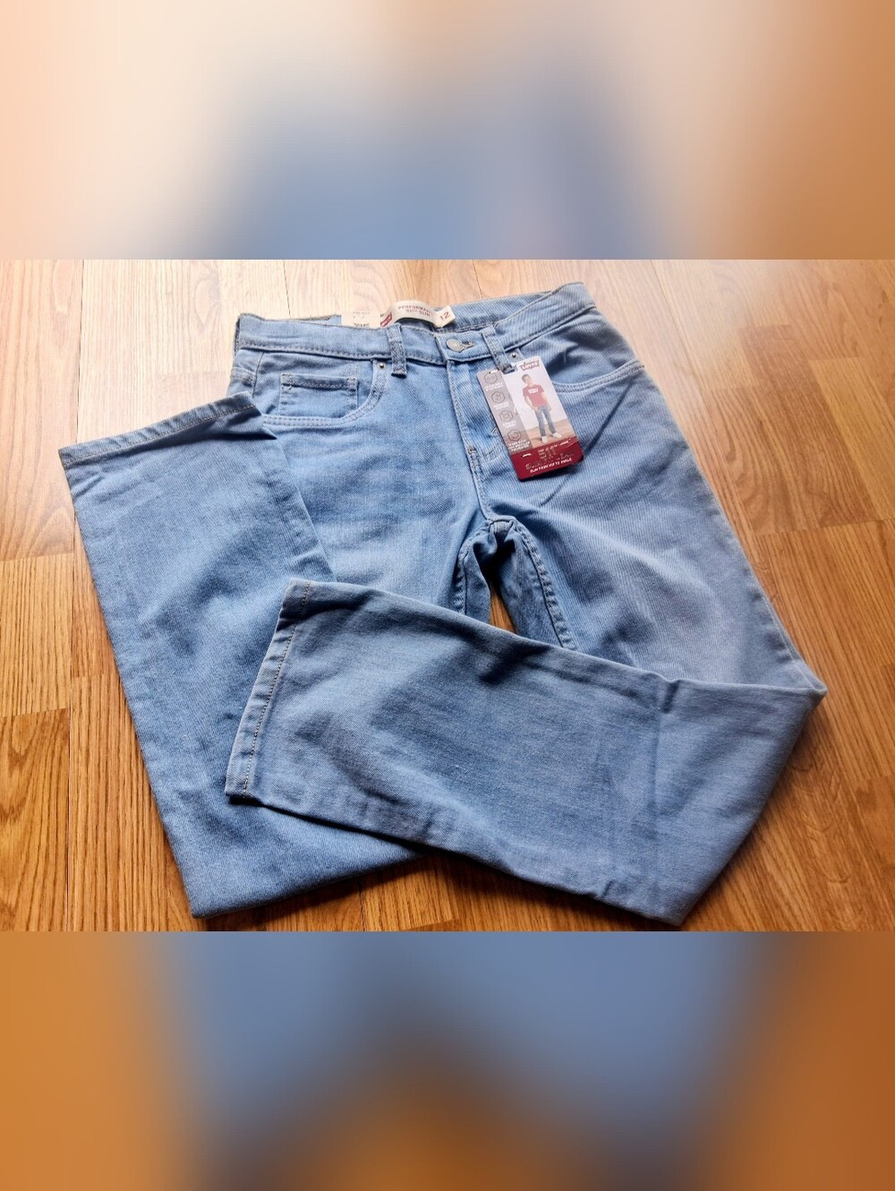 NWT Levi's Boys Blue Jeans 511 Slim, Sz 12  MSRP $40